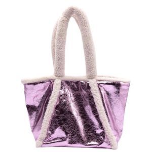 SkinnyDip London Alexa Borg Trim Tote Bag - 11.7” x 10.1” x 6.2”
